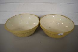 TWO KITCHEN MIXING BOWLS