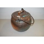 19TH CENTURY COPPER CAULDRON