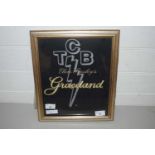 FRAMED NEEDLEWORK PICTURE - ELVIS PRESLEY'S GRACELAND