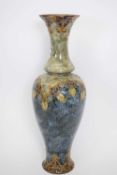 Doulton Art Nouveau Vase with tube lined floral design.