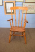 Victorian elm and ash Windsor chair