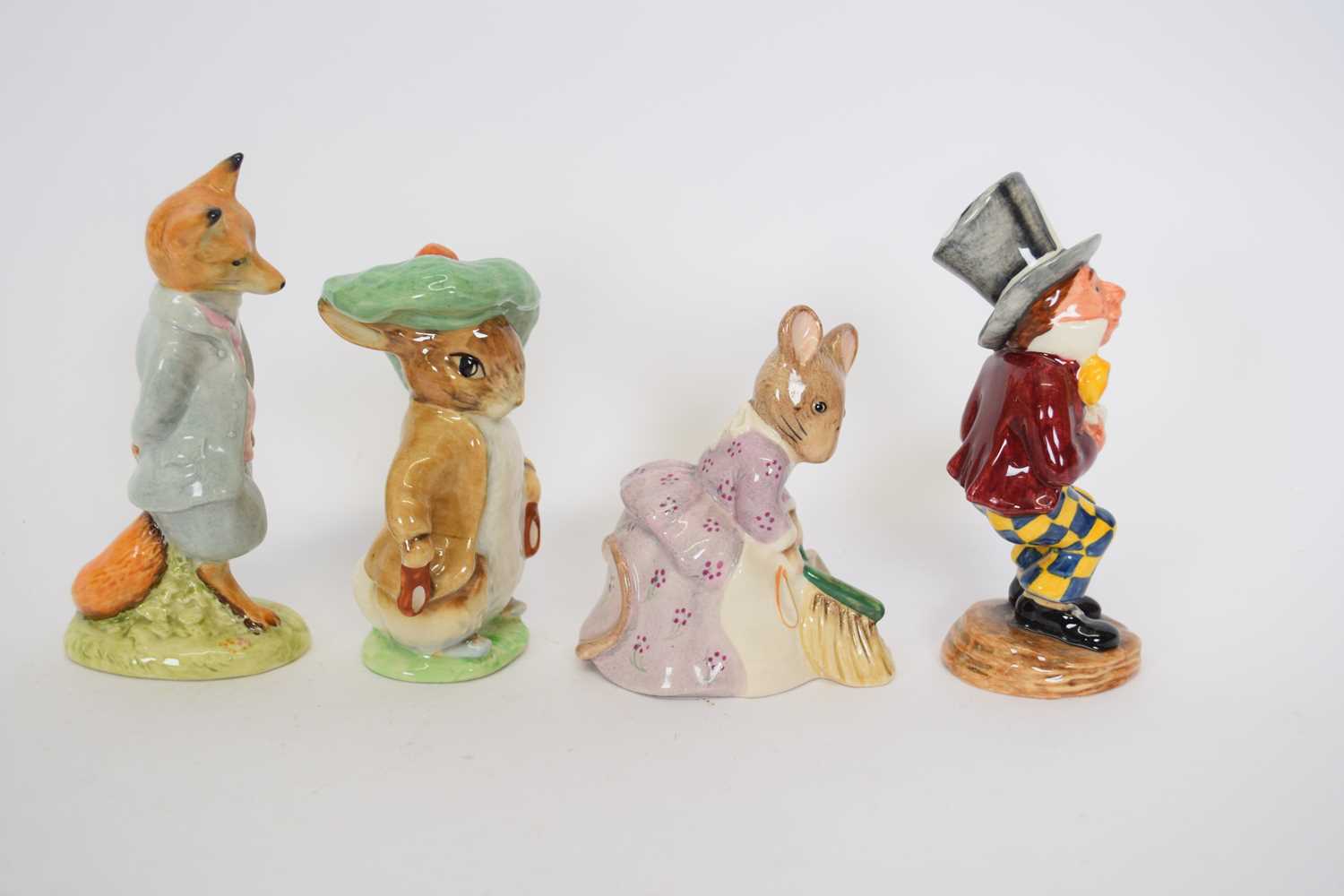 Group of Beswick Beatrix Potter figures including Foxy Whiskered Gentleman, Hunca Munca sweeping, - Image 2 of 4