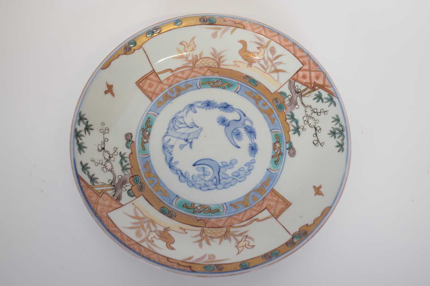 Japanese porcelain plate with Imari design - Image 6 of 6