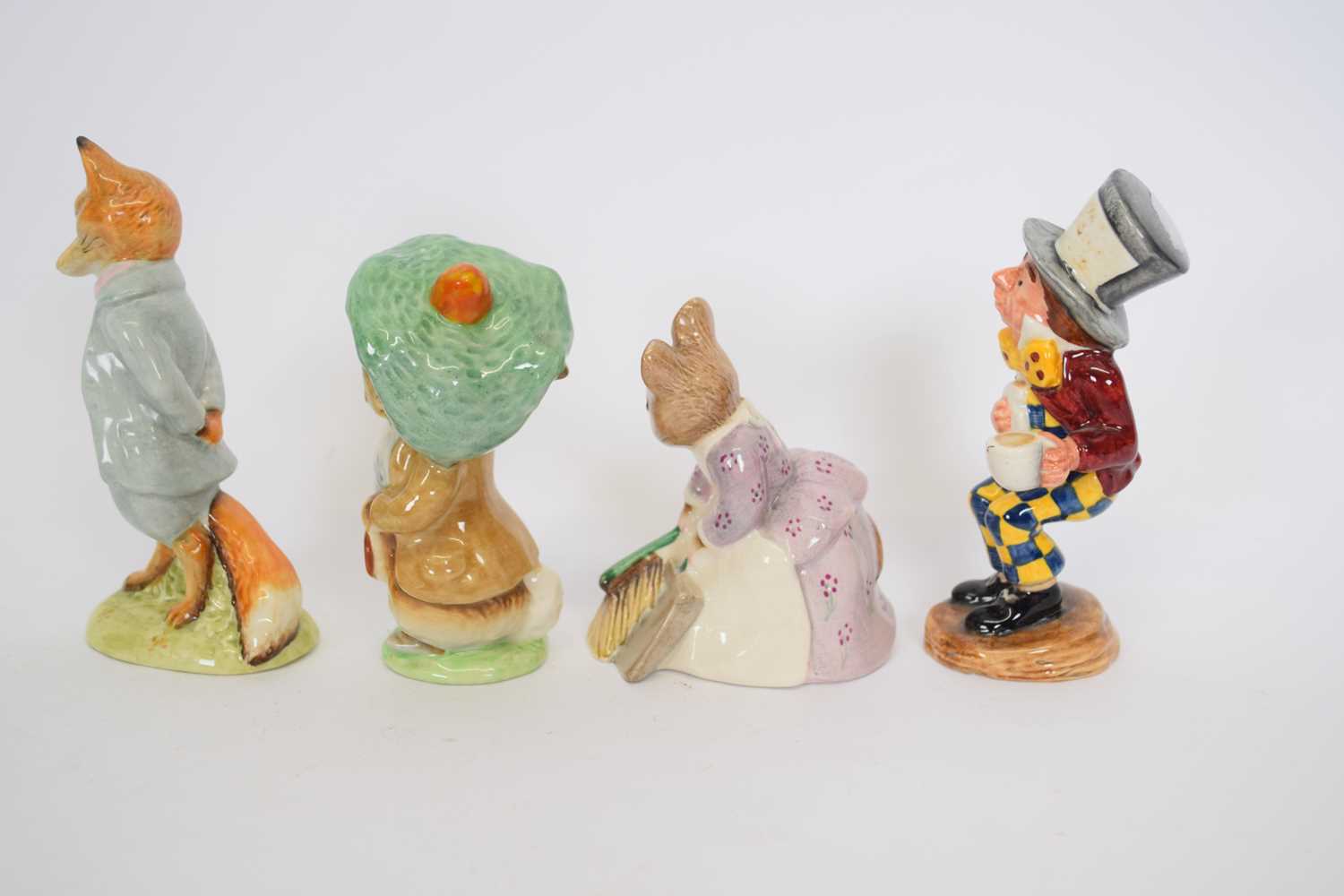 Group of Beswick Beatrix Potter figures including Foxy Whiskered Gentleman, Hunca Munca sweeping, - Image 3 of 4