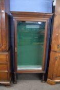 Early 20th century mahogany glazed display cabinet, width approx 83cm