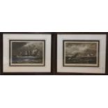 After JMW Turner (British, 18th Century), A pair of seascape engravings by Charles.Turner 'The