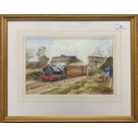 Geoffrey G. Read (British, contemporary),North Norfolk Railway, watercolour, signed to lower left,