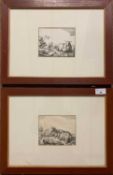 A pair of copper plate engravings depicting resting sheep, circa early-mid 19th century, unsigned,
