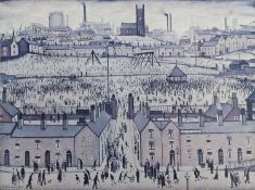 Stephen Laurence Lowry (British, 1887-1976), Britain at Play. Offset lithograph in colours, signed.