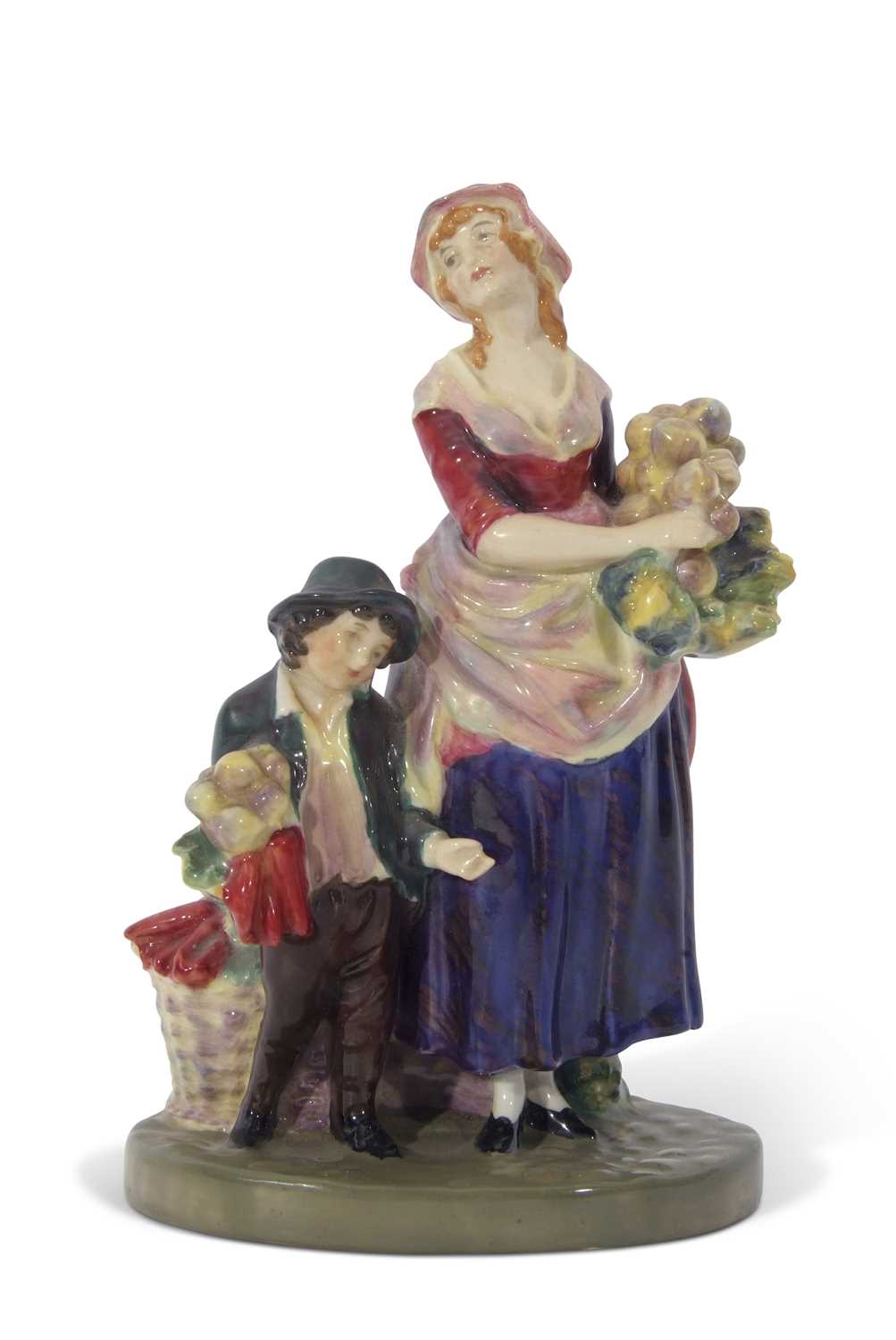 Royal Doulton London Cry Figure HN752 impressed dated 1927 with factory mark and "potted by