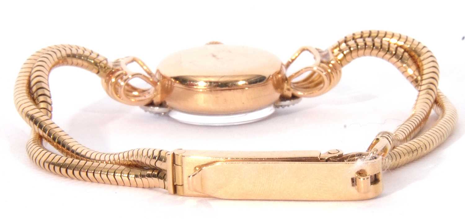 Ladies third/fourth quarter of 20th century hallmarked 18ct gold cased Rolex Precision wrist watch - Image 5 of 7