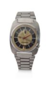 Gents second/third quarter of 20th century stainless steel cased wrist watch having silver and