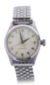 Gents third quarter of 20th century stainless steel cased Tudor Oyster Royale wrist watch, having