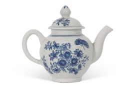 Lowestoft Porcelain Toy Teapot c.1780