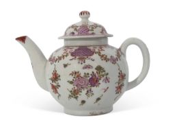 Lowestoft Teapot c1780