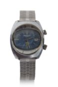 Gents third quarter of 20th century stainless steel Memostar alarm and calendar movement wrist watch