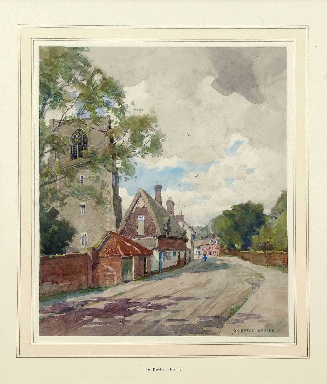 Alfred Heaton Cooper (British, 1864-1929), East Dereham, Norfolk, watercolour on paper, signed.16