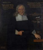 German School, 17th Century, Portrait of Protestant Pastor named Martin De Wette, oil on canvas.