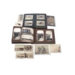 Aviation and Military interest - small photograph album containing a number of photos of RFC