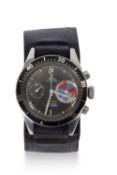 Gents third quarter of 20th century stainless steel cased Yema Yachtingraf chronograph wrist