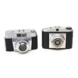 TWO FILM CAMERAS TO INCLUDE AN AGFA COMPUR-RAPID AND A BALDIXETTE 6X6