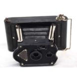 A VINTAGE RAJAR NO.6 1920's BAKELITE FOLDING FILM CAMERA