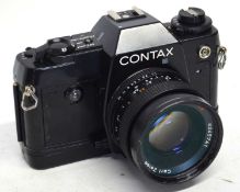 CONTAX MD QUARTZ SLR FILM CAMERA, YASHICA RTS MOUNT WITH NEW LIGHT SEALS