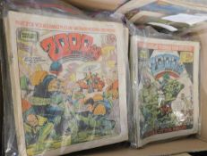 Box: 2000AD comics, 1981-83, 130+ issues