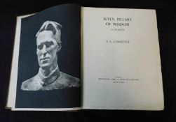 T E LAWRENCE: SEVEN PILLARS OF WISDOM, London, Jonathan Cape, 1935, 1st trade edition, 2