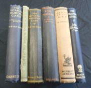 S S VAN DINE: 2 titles: THE GREENE MURDER CASE, London, Ernest Benn, 1928, 1st edition, original