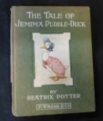 BEATRIX POTTER: THE TALE OF JEMIMA PUDDLE-DUCK, London and New York, 1908, 1st edition, 27