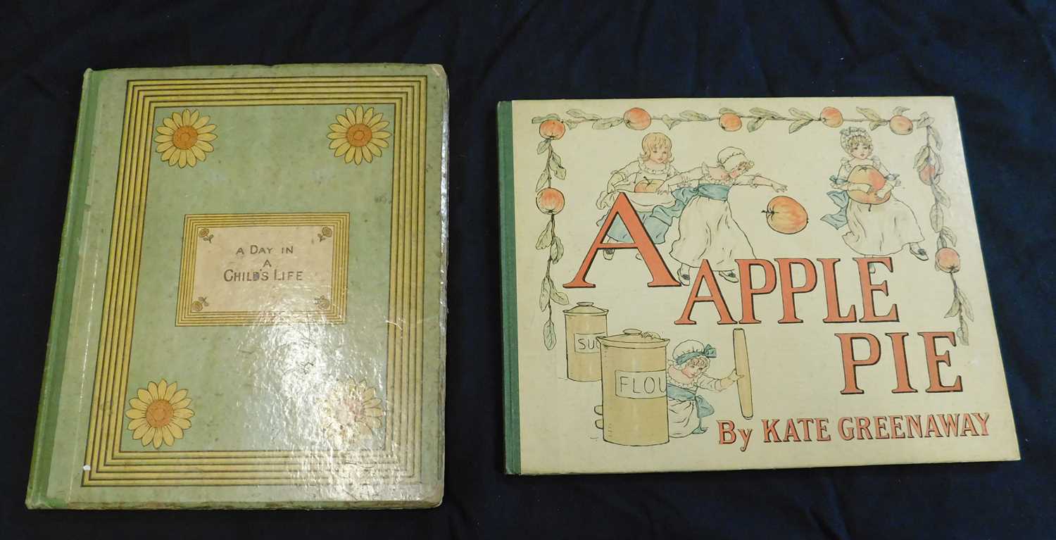 KATE GREENAWAY: 2 titles: A DAY IN A CHILD'S LIFE, London, George Routledge [1881], 1st edition,