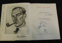 EDWARD SEAGO: PEACE IN WAR, London, Collins, 1943, 1st edition, signed on title page with an