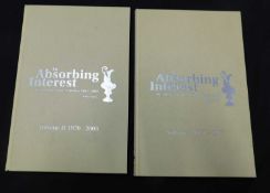 BOB FISHER: AN ABSORBING INTEREST THE AMERICAS CUP, A HISTORY 1851-2003, Chichester, John Wiley &