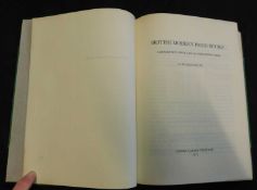 WILLIAM RIDLER: BRITISH MODERN PRESS BOOKS, A DESCRIPTIVE CHECKLIST OF UNRECORDED ITEMS, London,