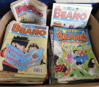 Two boxes: good quantity Beano comic 1995-96, 2000-2002, March 2001 to February 2002 complete