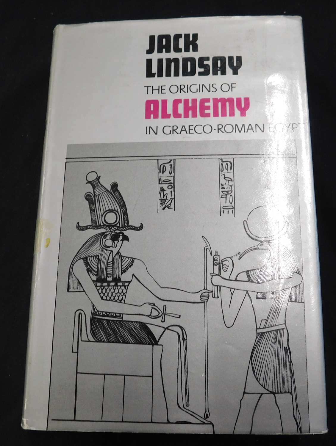 JACK LINDSAY: THE ORIGINS OF ALCHEMY OF GRAECO-ROMAN EGYPT, London, Frederick Muller, 1970, 1st