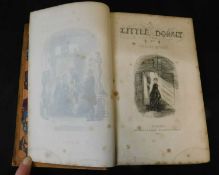 CHARLES DICKENS: LITTLE DORRIT, ill H K Browne, London, Bradbury & Evans, 1857, 1st edition in