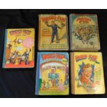 RADIO FUN ANNUAL, 1944, 1945, 1949, 1950, 1951, 1952, 1953, 1955, 1956, 4to, original cloth backed