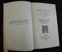 EDWARD CLODD: TOM TIT TOT, AN ESSAY ON SAVAGE PHILOSOPHY IN FOLK-TALE, London, Duckworth, 1898,