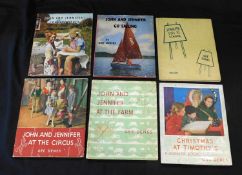 GEE DENES: 6 titles: JENNIFER GOES TO SCHOOL, London, Thomas Nelson, 1945, 1st edition, contemporary