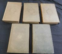 CHARLES DICKENS (ED): ALL THE YEAR ROUND, London, 1859-61, vols 1-5, original blind stamped cloth,