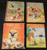TEDDY TAILS ANNUAL, London, William Collins for The Daily Mail, 1935, 1936, 1938, 3 vols, 4to,