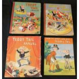 TEDDY TAILS ANNUAL, London, William Collins for The Daily Mail, 1935, 1936, 1938, 3 vols, 4to,