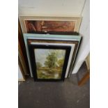 MIXED LOT COLOURED PICTURES AND PRINTS