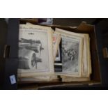 ONE BOX THE WAR ILLUSTRATED MAGAZINE AND OTHERS