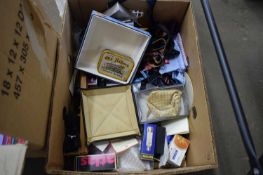 BOX CONTAINING VARIOUS HOUSEHOLD SUNDRIES