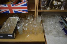LARGE MIXED LOT OF GLASS WARES