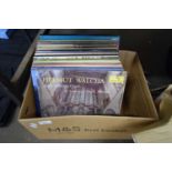 BOX CONTAINING VARIOUS RECORDS