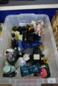BOX OF VARIOUS AVON AND OTHER PERFUME BOTTLES